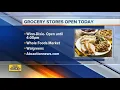 What grocery stores are open on Thanksgiving Day