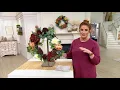 Simply Stunning Vintage-Style Fall Wreath by Janine Graff on QVC