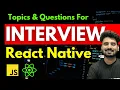 React Native Interview Topics Questions Engineer Codewala