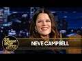 Neve Campbell Teases Scream 7 Ending Shares Her Rules to Survive a Horror Movie The Tonight Show