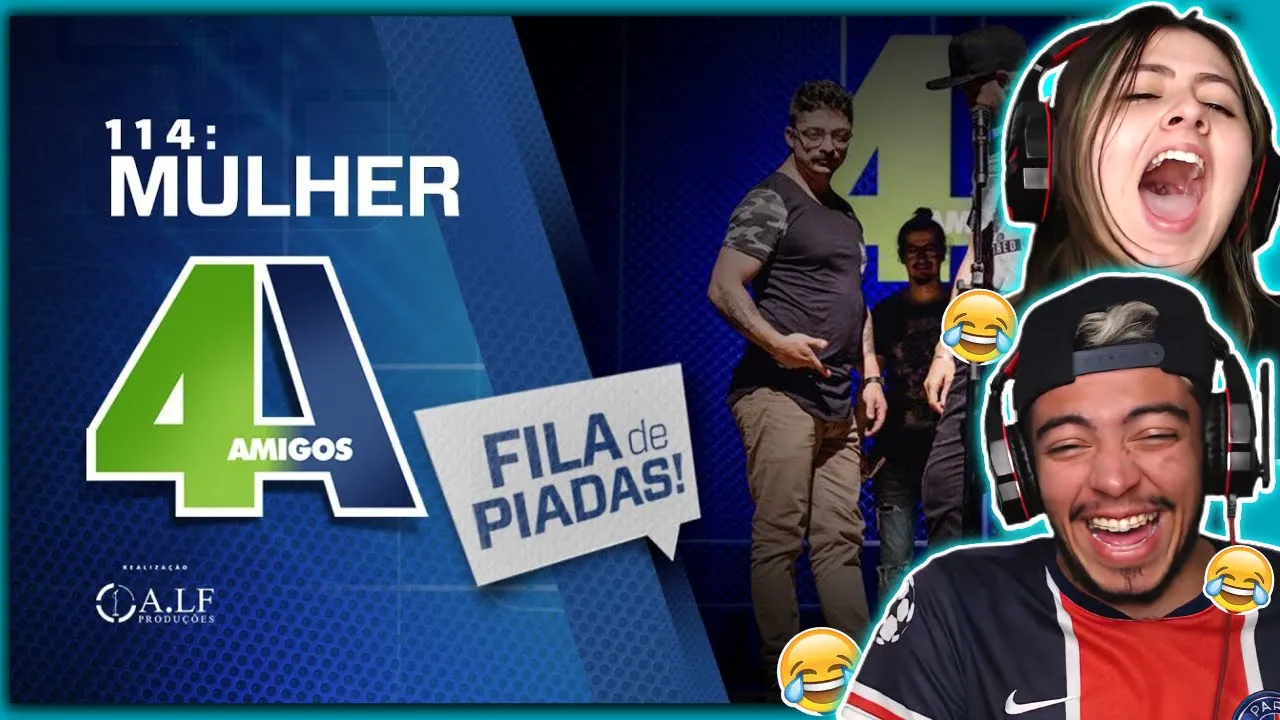 REACT CONHECENDO 4 AMIGOS! ???? THIAGO VENTURA, AFONSO PADILHA, DIHH LOPES e MARCIO DONATO