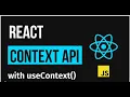 Context API in React useContext hook Provider Consumer Pattern