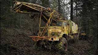 Starting a Soviet BIG V8 Diesel Truck After 20 Years of Abandonment!