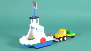 Lego Cargo Boat with Truck Building Instructions - Lego Classic 10702 "How To"