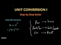 Unit Conversion Part I Dimensional Analysis Multi Step Unit Conversion - Physics Chemistry