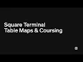 Square Terminal Table Maps Coursing