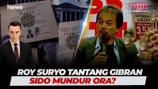 PANAS! Roy Suryo Tantang Gibran: Kalau Tak Punya Ijazah, Sido Mundur Ora? | Rakyat Bersuara (24/8)