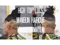 HIGH TOP LOCS MAN BUN HAIR CUT DESIGN TRANSFORMATION Ft GuidedHands