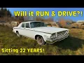 Will this FORGOTTEN Chrysler Newport Run Drive after 22 Years