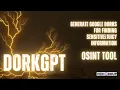 Lagu DorkGPT👨‍💻💻| Generate Dorks for finding sensitive info📜| #osint | OSINT revealed | #aitools | #gpt
