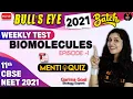 Biomolecules MCQ with Answer Biology Class 11 NEET 2021 Preparation NEET Biology Garima Goel