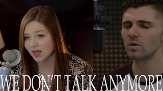 we dont talk anymore charlie puth ft selena gomez cover by ben woodward u0026 kim leitinger 