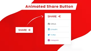 Animated Share Button Pure CSS