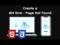 Make a 404 Error - Page Not Found with HTML CSS