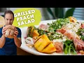 The Perfect Summer Salad Recipe Grilled Peaches Prosciutto