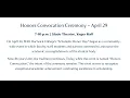 Hartwick College Honors Convocation April 29 2026