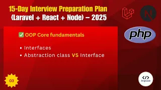 Day 1 Part - 3 PHP OOP Interface Abstract Class vs Interface Explained with Examples