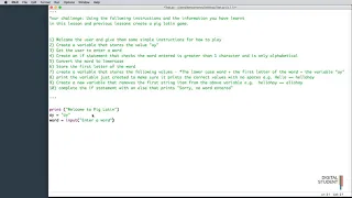 15 Pig Latin - Python 3 Challenge