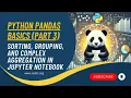 Python Pandas Basics Part 3 Sorting Grouping and Complex Aggregation