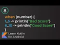 Android Development for Beginners - When Lesson 8