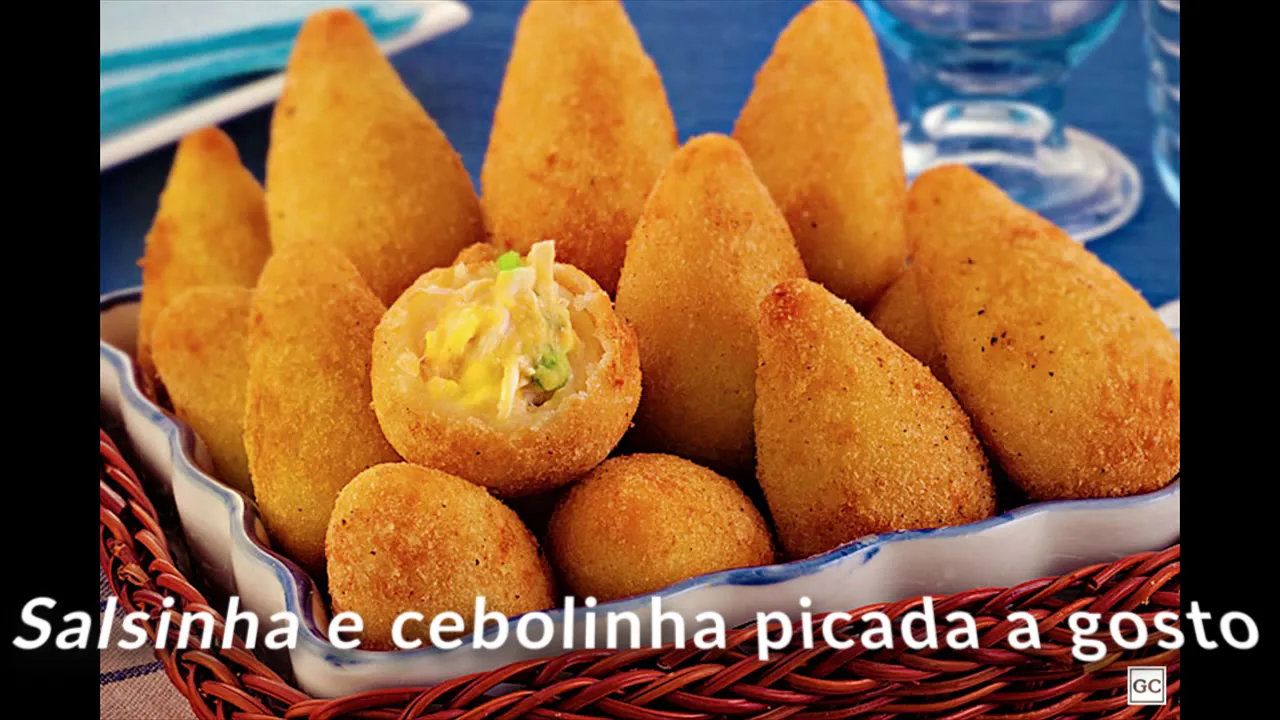 RECEITA DE COXINHA SIMPLES