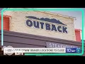 Parent company of Outback Steakhouse closing dozens of restaurants