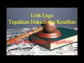 Lirik Lagu : Tegakkan Hukum dan Keadilan [Clara \u0026 Gracia Panggabean]