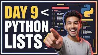 Day 9 of 3-Year ML Challenge Learn Python Lists in 5 Minutes Muhammad The Programmer