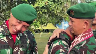 SEMUA MENANGIS… Momen Perpisahan Danyonif 642/KPS Ini Bikin Hati Tersentuh