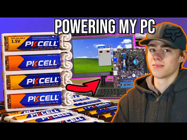 How Many AA Batteries Does it Take to Power A PC Setup?