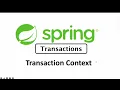 Transactions Part 8 Transaction Context