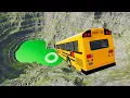 Download Lagu Leap of Death Car Jumps and Falls Crashes #014 - BeamNG.Drive
