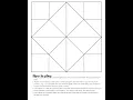 Halloween Cootie Catcher Printable US LETTER