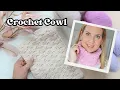 Easy Crochet Cowl Feyre Cowl Pattern with Shell Stitch