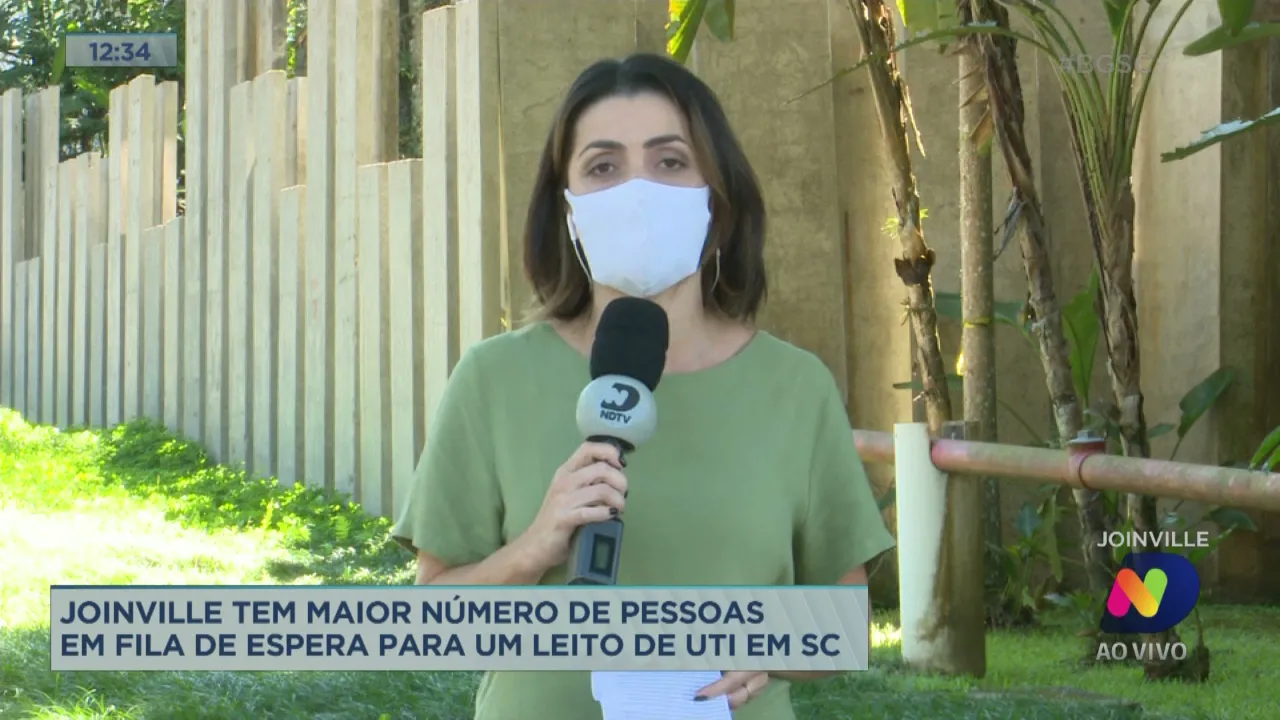 Joinville tem maior número de pessoas em fila de espera para um leito de UTI em SC