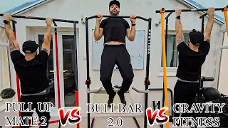 BullBar 2 0 Vs Pull Up Mate 2 Vs Gravity Fitness - Best Portable Pull up Bar ShowDown