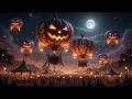 Relaxing Halloween Ambience 2026 🎃 Autumn Midnight Spooky Village 👻 Haunted Sounds & Halloween Music