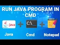 How to compile and run java program saved in another drive in windows