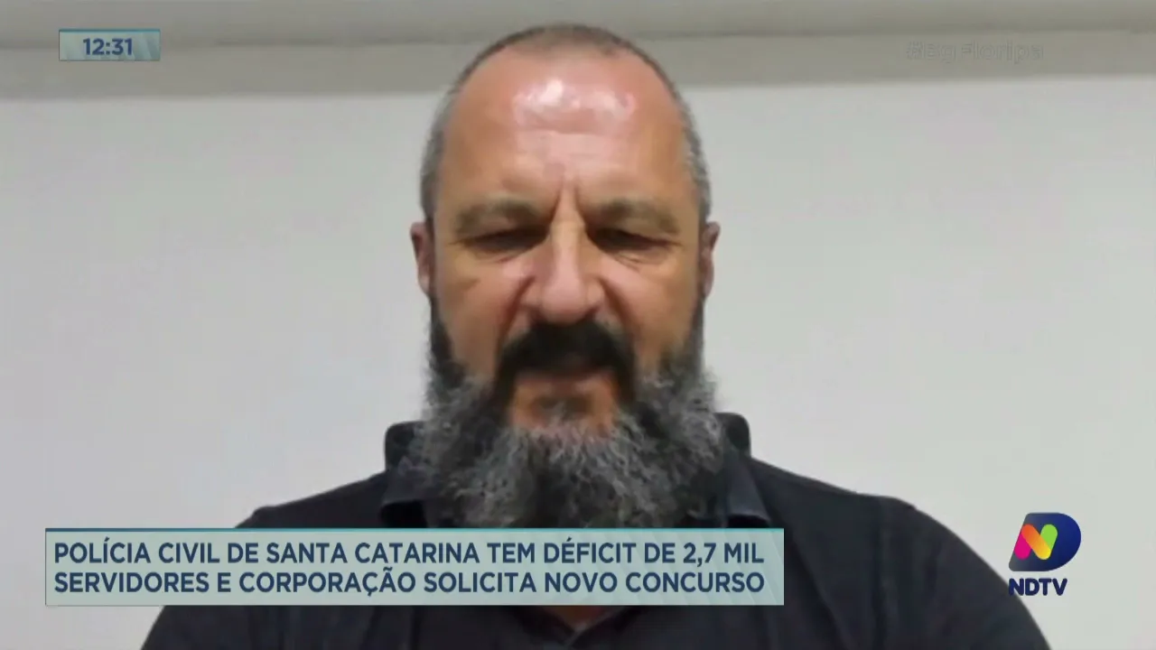 Polícia Civil de SC tem déficit de 2,7 mil servidores e corporação solicita novo concurso