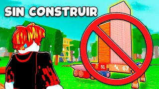 Sobrevivi SIN CONSTRUIR en 99 NOCHES en el BOSQUE ROBLOX...