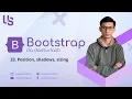 Bootstrap 33 Position shadows sizing
