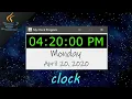 Java clock app