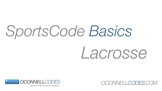Lacrosse Code and Output Windows SportsCode Basics