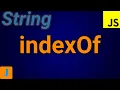 JavaScript String indexOf