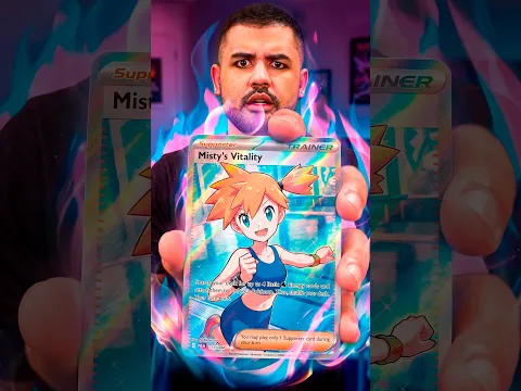 FINALMENTE TIREI A CARTA DA MISTY #pokemon #tcg #misty