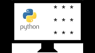 Python Pattern Programs - Printing Stars in Square Shape Star Pattern