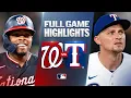 NATIONALS vs RANGERS Full Game Highlights August 19 2026 MLB Season