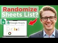 How To Randomize Lists In Google Sheets Updated 2026