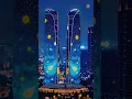Mesmerizing Night Lights at Tianfu Twin Towers!