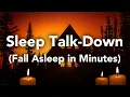 Val in slaap in MINUTEN! Slaap Praten-Omlaag geleide meditatie Hypnose om te slapen